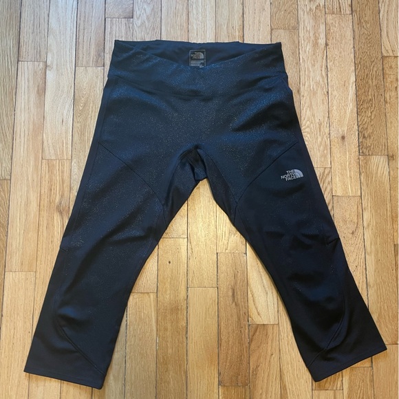 The North Face Sparkly Black Women’s Capri Leggings M - Picture 7 of 10